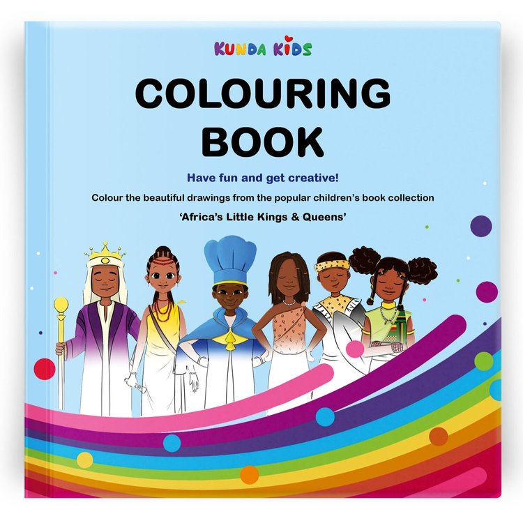 Africa's Little  Kings and Queen Colouring Book