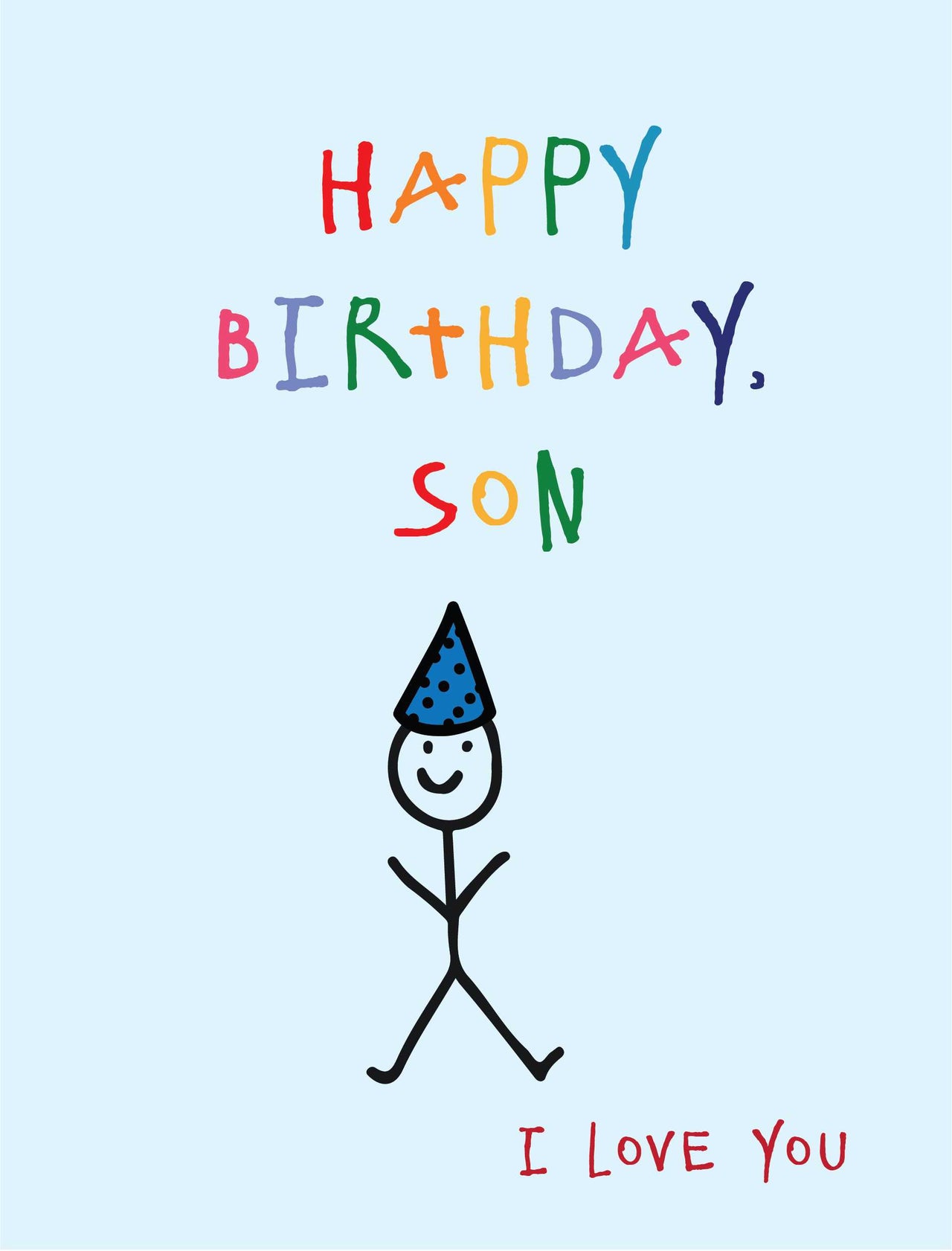 Anoela Happy Birthday Card - Child At Heart (Blue) - Master Kids Company
