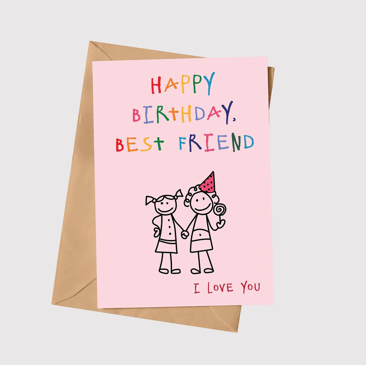 Anoela Happy Birthday Card - Child At Heart (Pink) - Master Kids Company