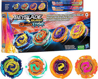 Thumbnail for BEYBLADE Burst QuadStrike Energy Uprising 4-Pack with 4 Spinning Tops Master Kids Company Action Battling 