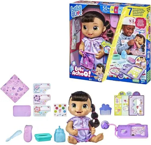 Baby Alive Lulu Achoo Doll, 12-Inch Interactive Doctor Play Toy Master Kids Company Baby Alive 