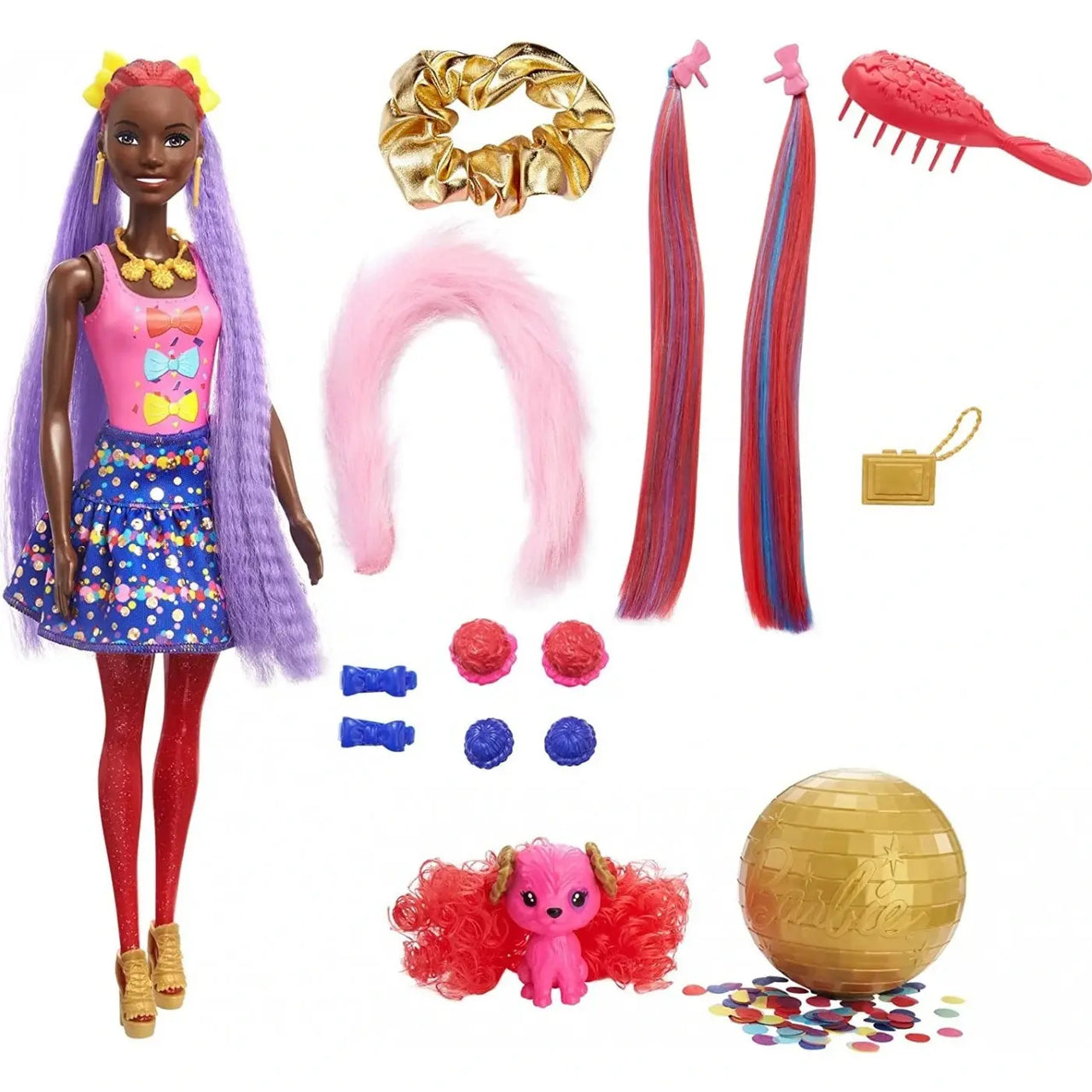 Barbie Color Reveal Glitter! Bows HBG401