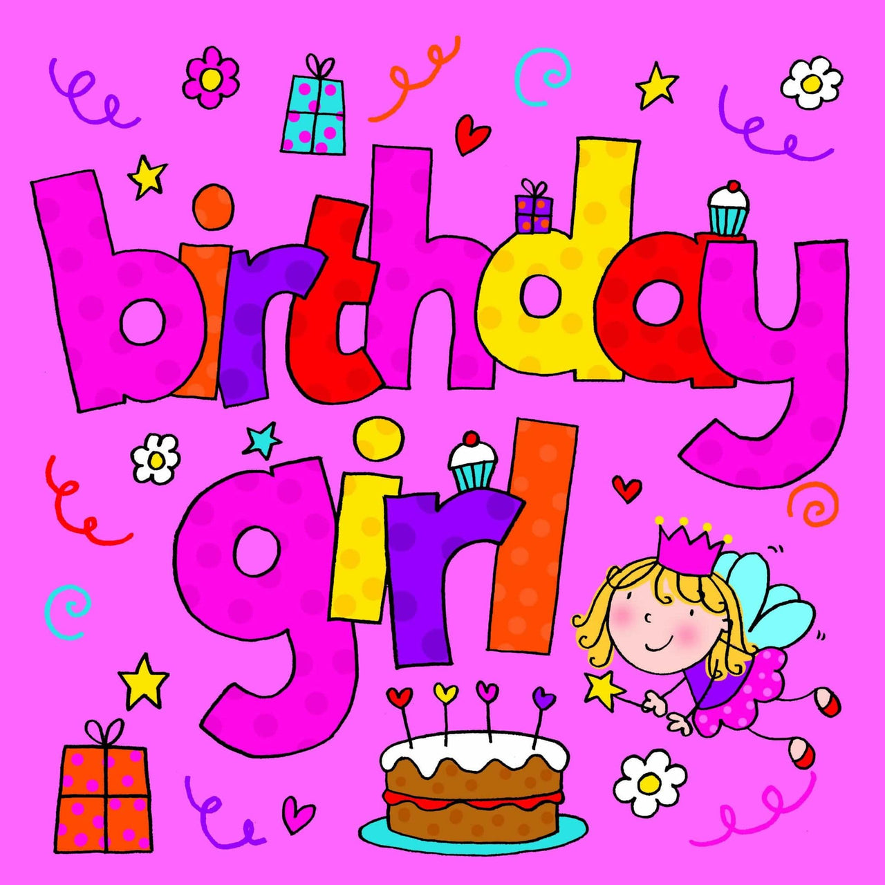 Birthday Girl  Bubblicious Card