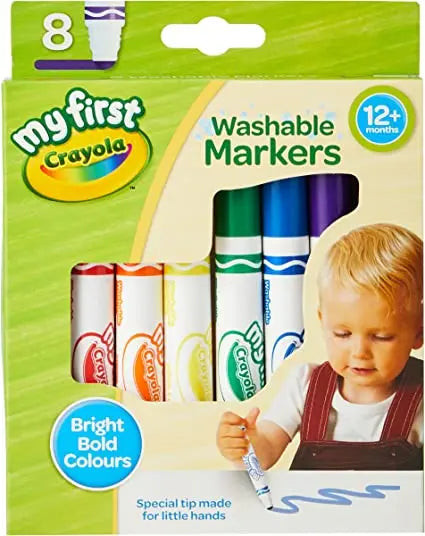 Crayola My First Washable Markers - 8pcs Master Kids Company Crayola 