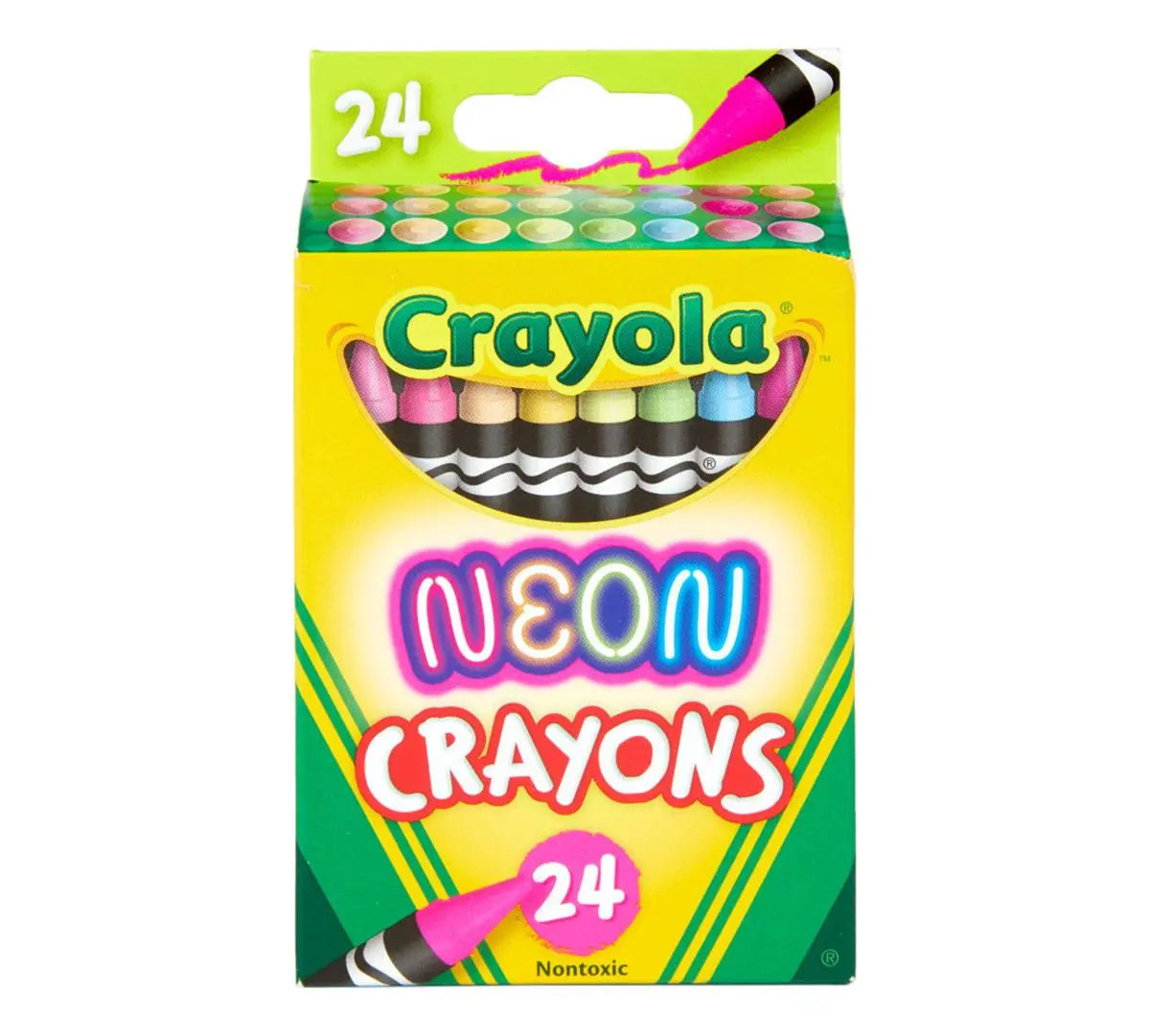 Crayola Neon Crayons &#8211; 24pcs A