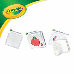 Crayola Doodle Paint-on Magnetic Tiles – 40pc