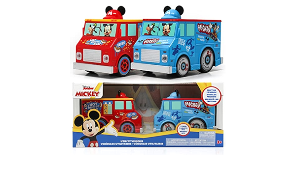 Disney Mickey 2-Pack Friction Utility Truck Assortment Master Kids Company  