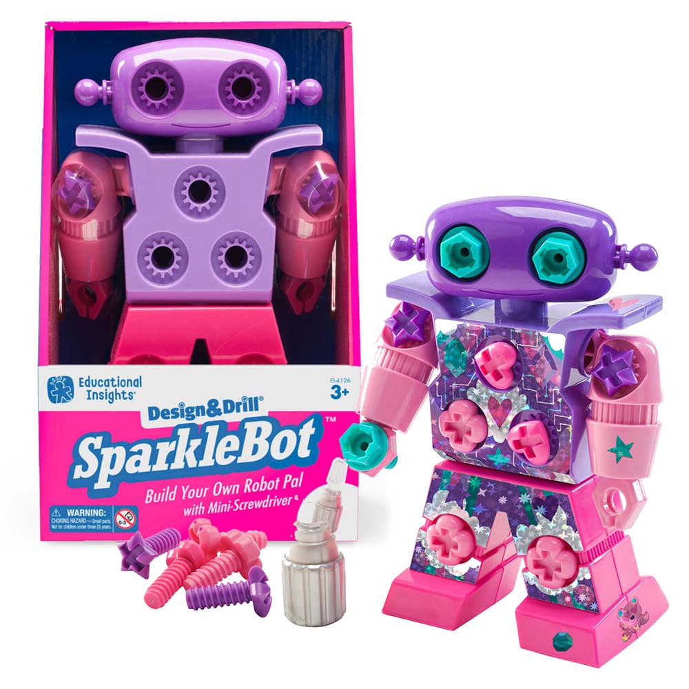 Educational Insights Design & Drill SparkleBot Master Kids Company Educational Insights 