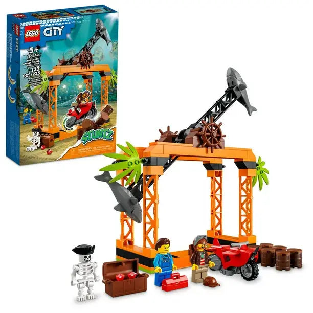 LEGO City Stuntz The Shark Attack Stunt Challenge 60342 Building Toy Set