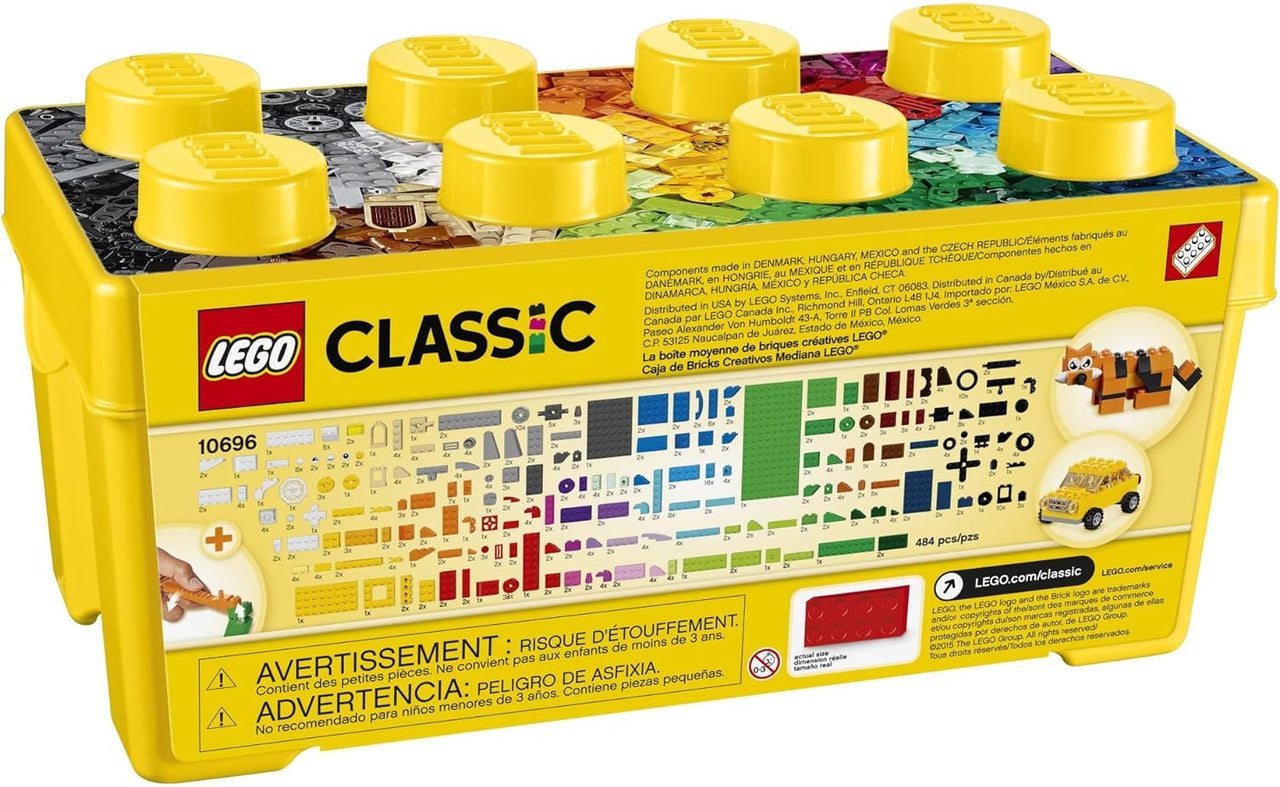 LEGO 10696 Classic Medium Creative Brick Box Building Set with Storage