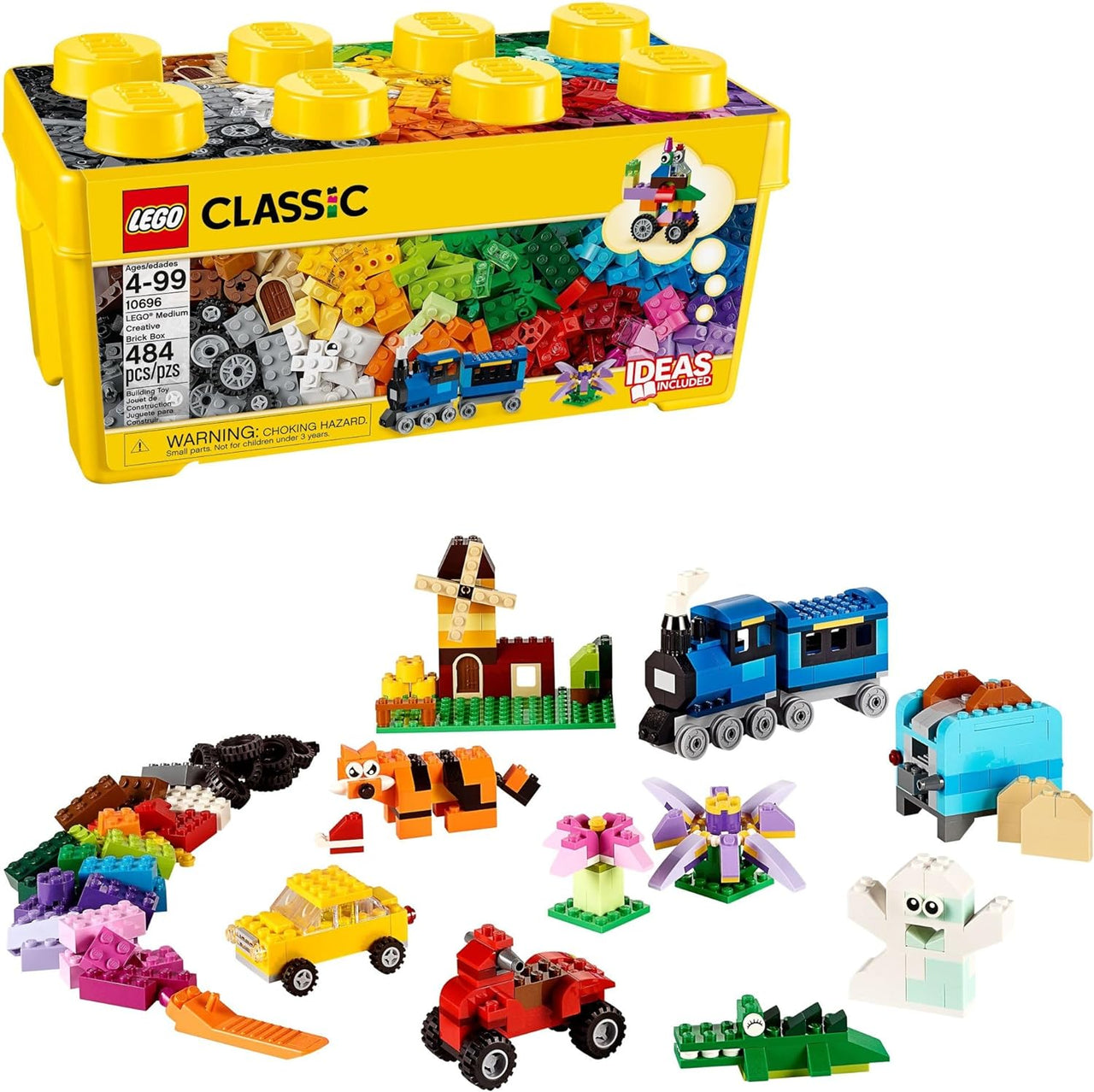LEGO 10696 Classic Medium Creative Brick Box Building Set with Storage