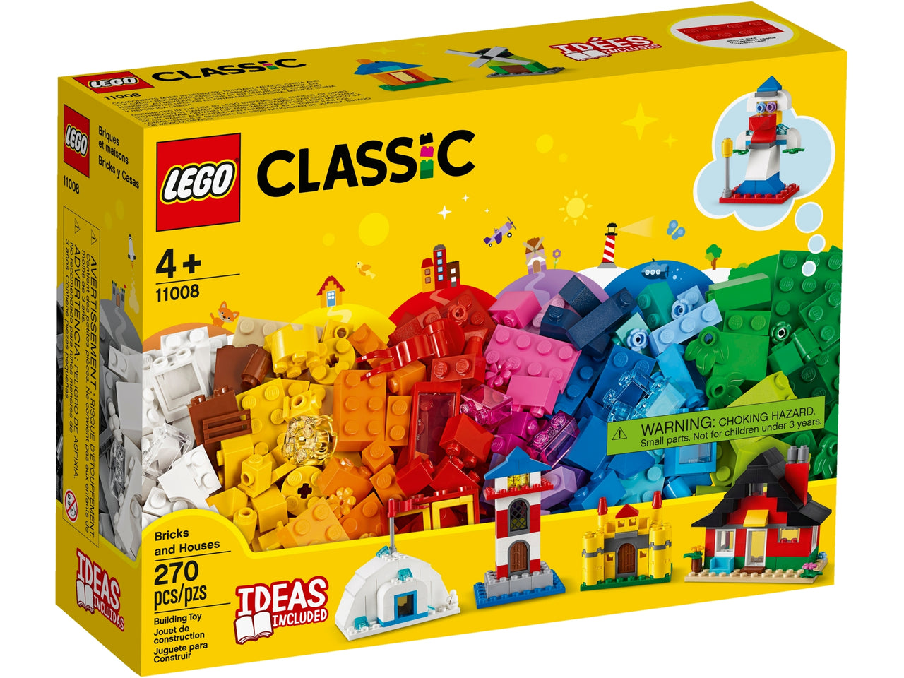LEGO Classic Bricks and Houses 11008 Kids’ Building Toy Starter Set (270 Pcs) Master Kids Company LEGO 