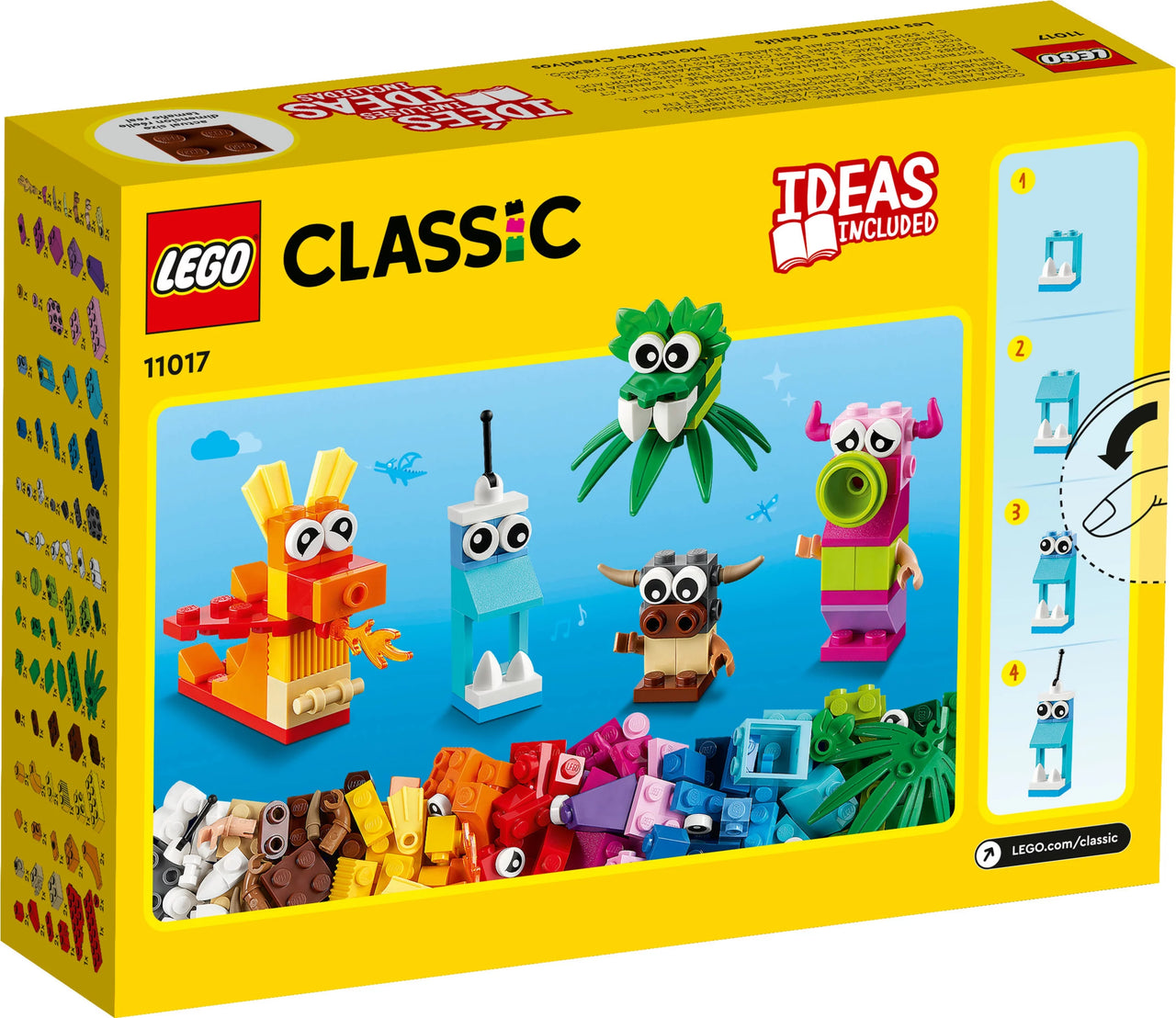 LEGO Classic Creative Monsters 11017 Building Toy Set (140 Pcs) Master Kids Company LEGO 