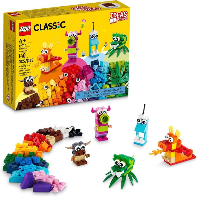 LEGO Classic Creative Monsters 11017 Building Toy Set (140 Pcs) Master Kids Company LEGO 