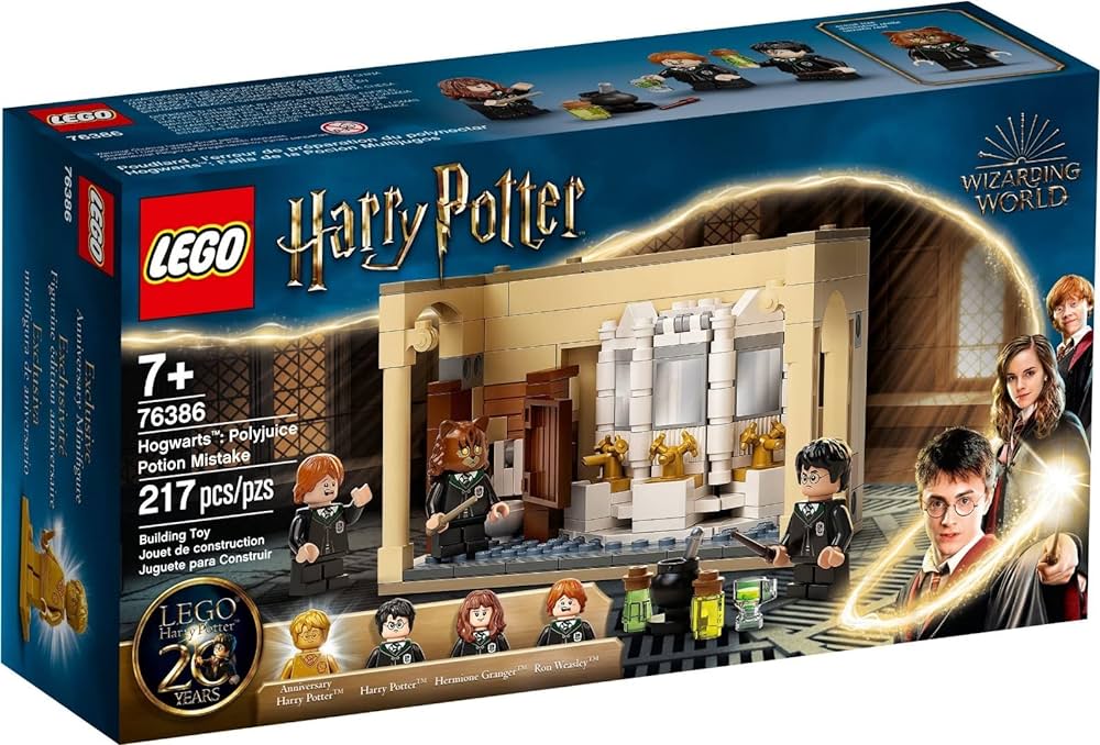LEGO Harry Potter Hogwarts: Polyjuice Potion Mistake 76386 (217 Pcs) Master Kids Company LEGO 