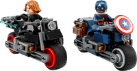 Thumbnail for LEGO Marvel Black Widow & Captain America Motorcycles 76260 Buildable Marvel Toy Master Kids Company LEGO 