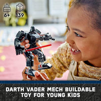 Thumbnail for LEGO Star Wars Darth Vader Mech 75368 Buildable Star Wars Action Figure (139 Pcs) Master Kids Company LEGO 