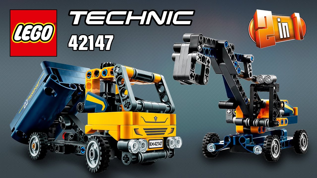 LEGO Technic Dump Truck 2in1 Toy Building Set 42147 (177 Pcs) Master Kids Company LEGO 