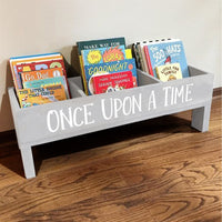 Thumbnail for Large Wooden Children's Bookcase 85cm Assortment (Available In White & Grey) Master Kids Company Sparks Gift Grey