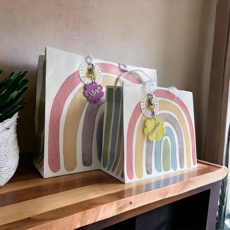 Medium Rainbow Gift Bag Master Kids Company Gift Bag 
