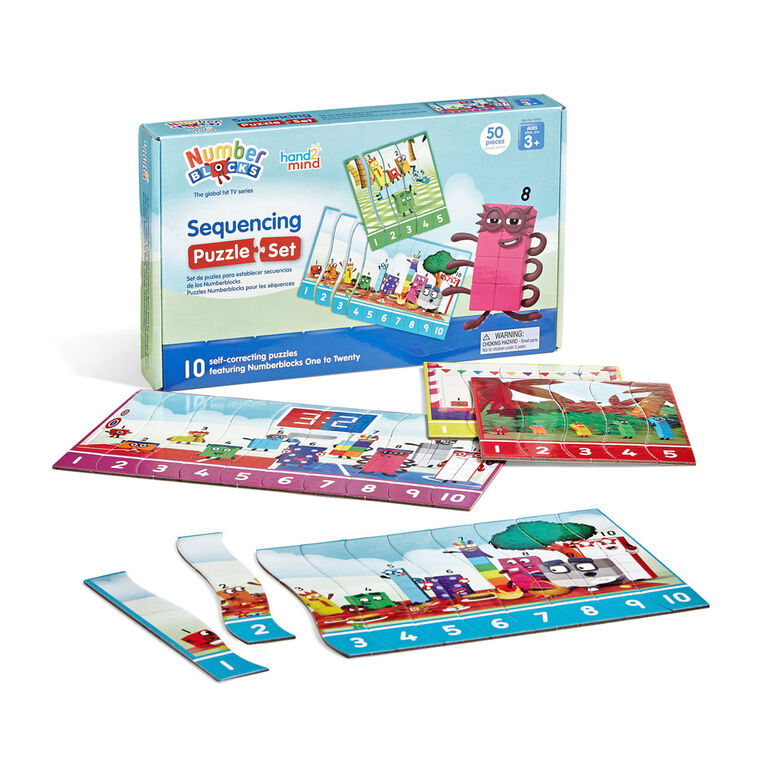 Number Blocks - Sequencing Puzzle Set