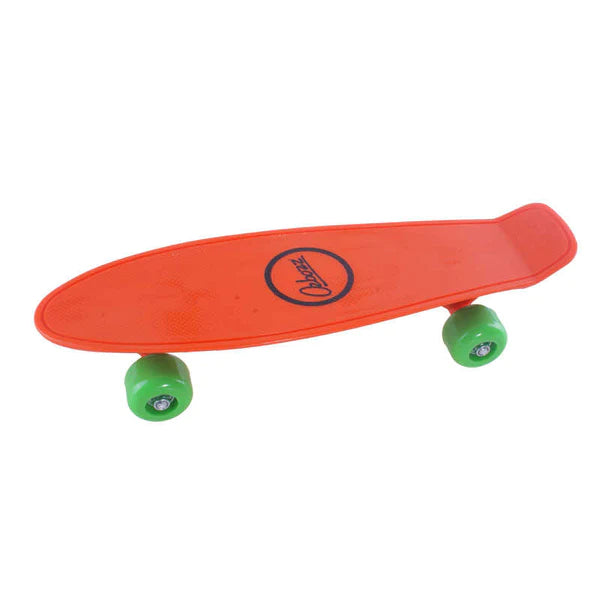 Ozbozz Plastic Skateboard 17X5 Inch - Orange