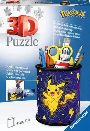 Pokemon 3D Pencil Holder Puzzle 54pc Master Kids Company Pokemon 