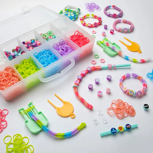 Rainbow Loom: Beadmoji Mini Combo - DIY Rubber Band & Bead Bracelet Kit