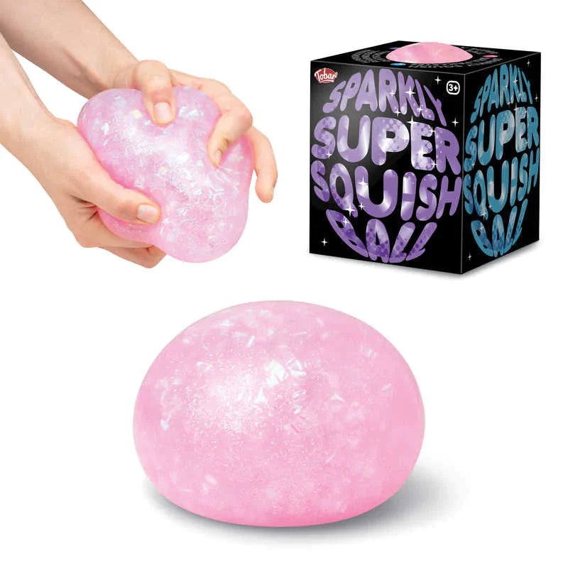 Scrunchems Sparkly Squish Ball - Pink