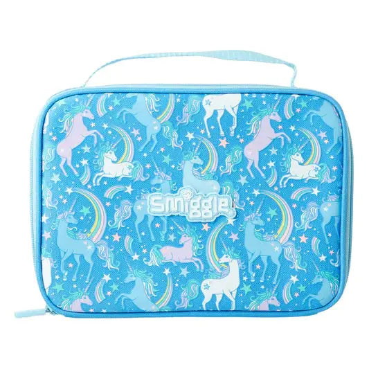 Smiggle Neat Classic Backpack &amp; Lunchbox Set &#8211; Cornflower Blue