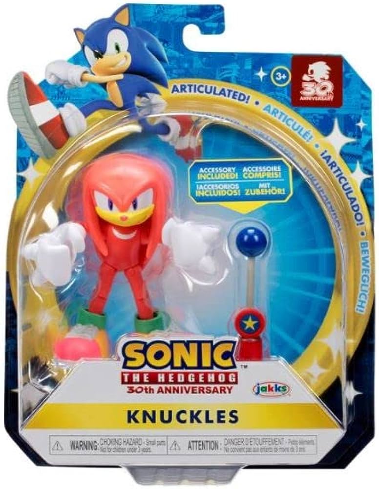 Sonic The Hedgehog 4" Articulated Figure with Accessories Assortment - 30th Anniversary Master Kids Company Sonic 