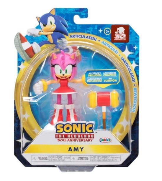 Sonic The Hedgehog 4" Articulated Figure with Accessories Assortment - 30th Anniversary Master Kids Company Sonic 