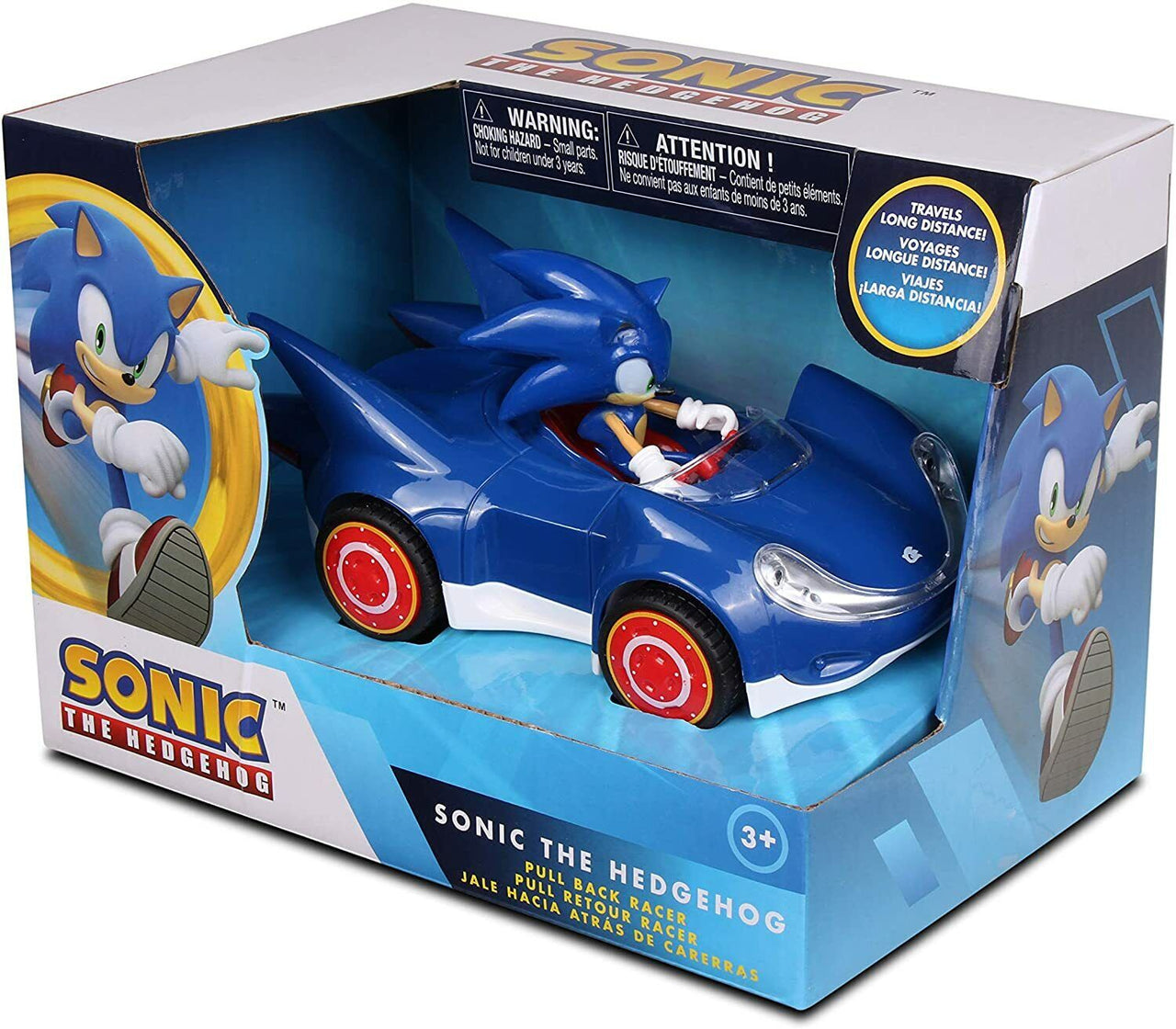 Sonic The Hedgehog Pull Back Racer Car Master Kids Company Sonic 