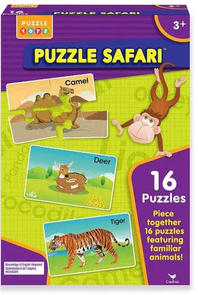 Spinmaster Animal Safari 16 Puzzle Set - Master Kids Company
