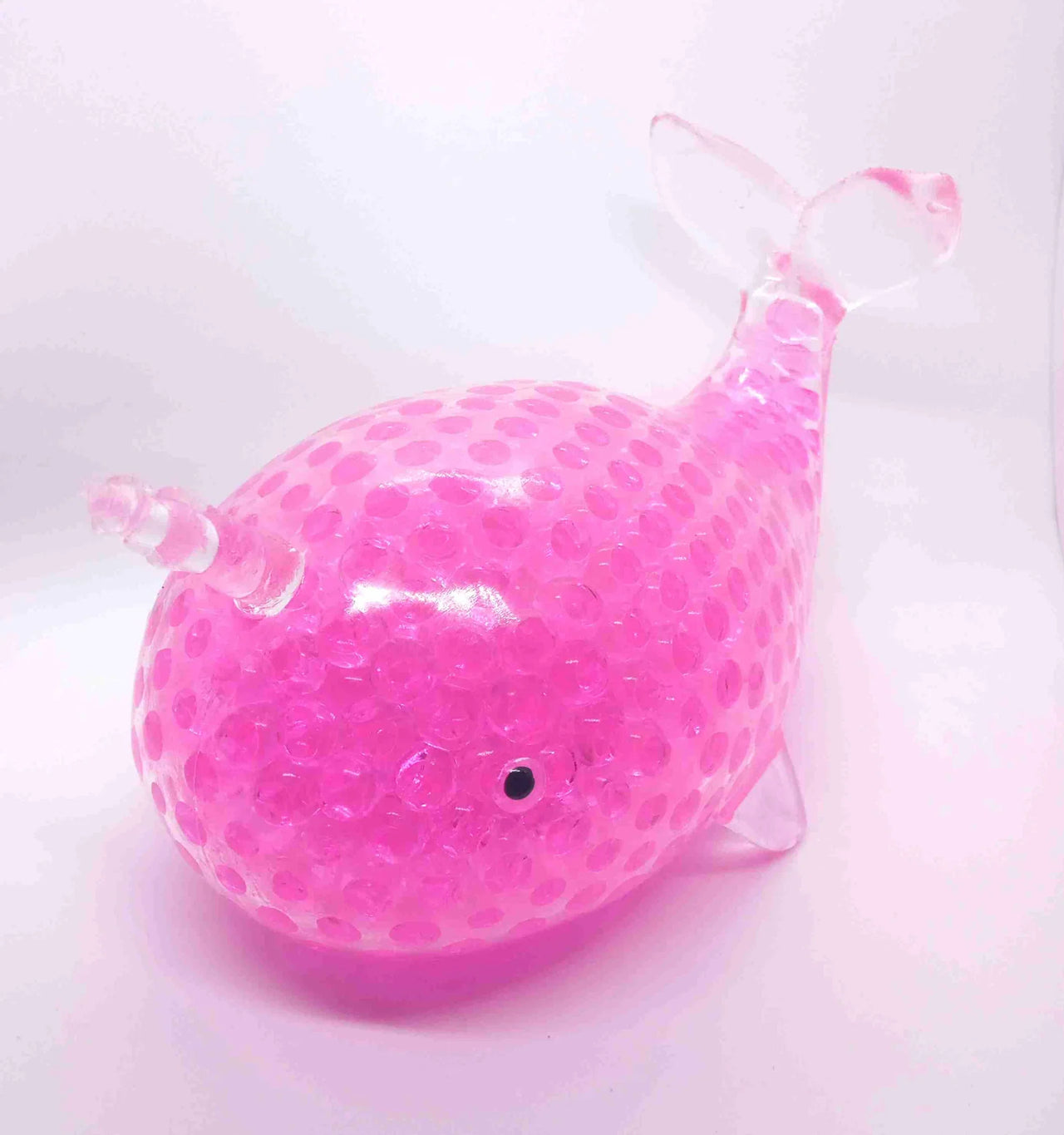 Squeeze Beaded Narwhal - Pink