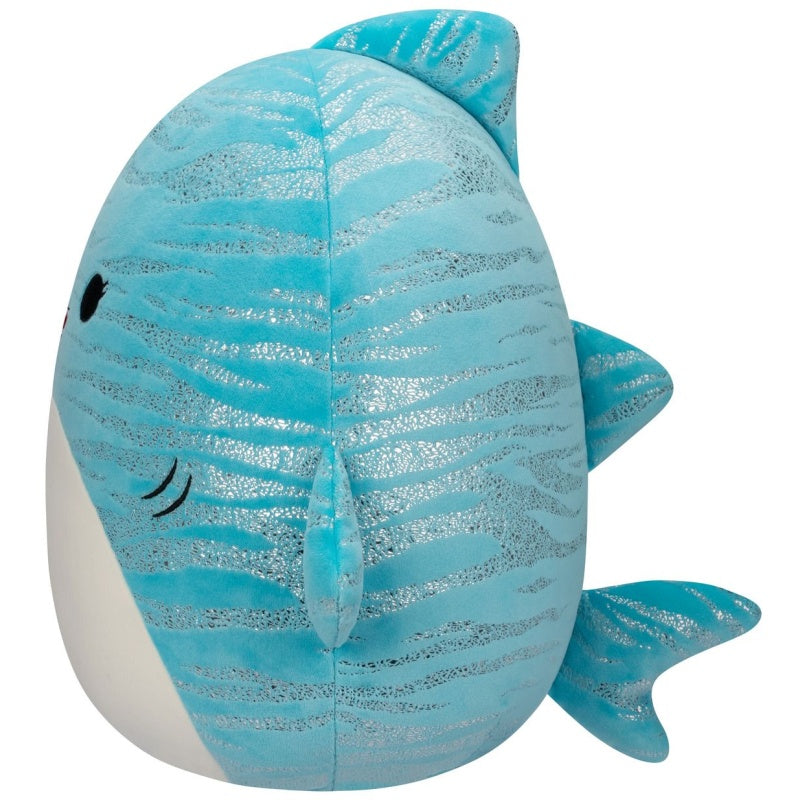 Squishmallows 12" Soft Toy - Lamar the Blue Whale Shark